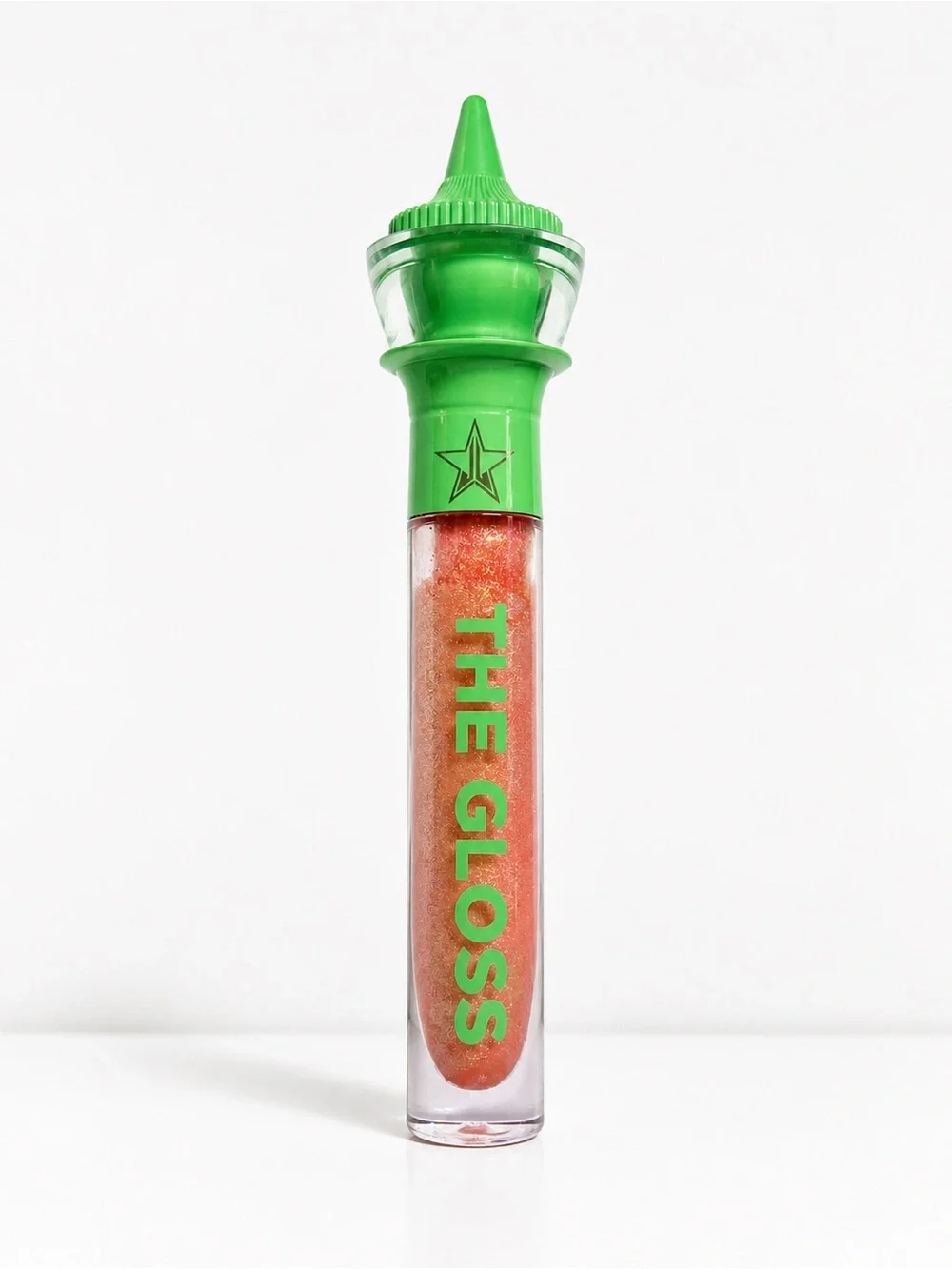 Jeffree Star The Gloss Peach Price Tag Lip Gloss in Shimmery